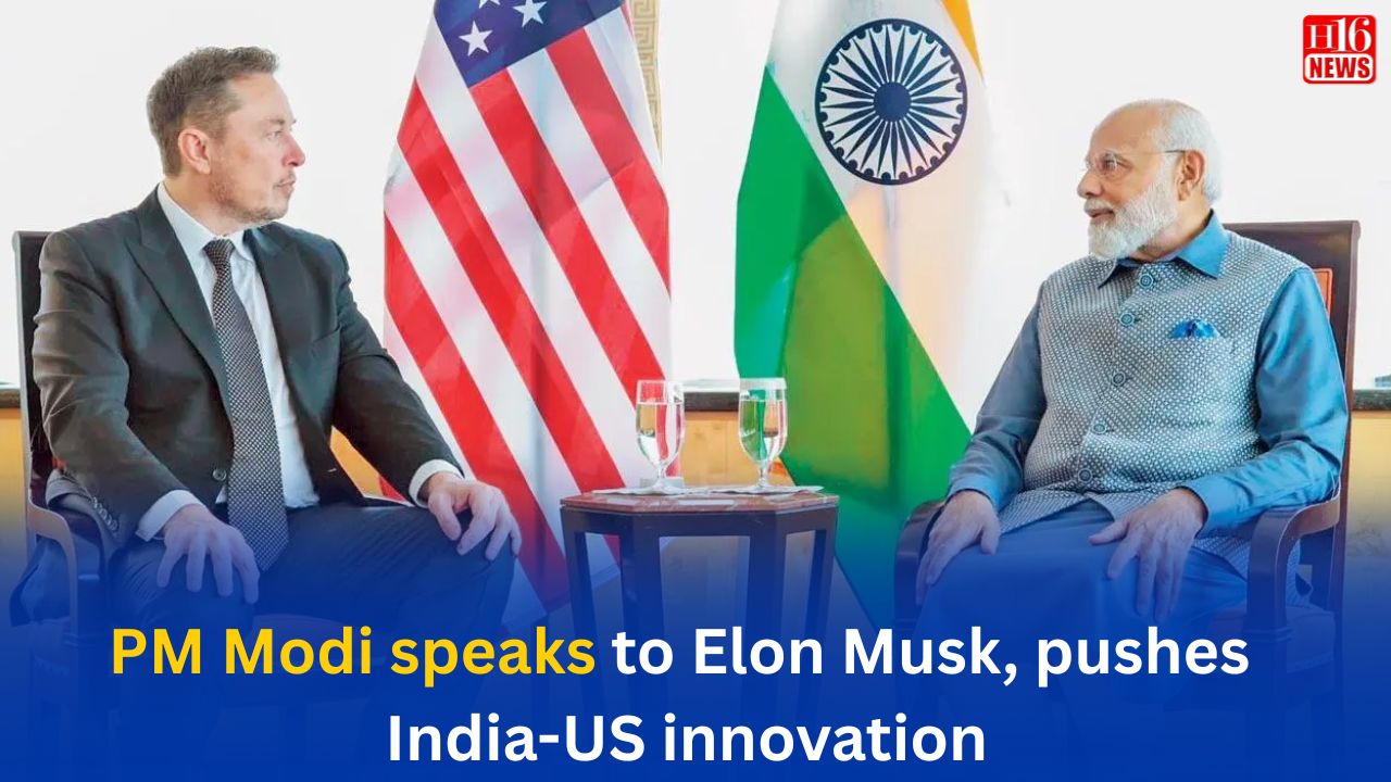 PM Modi speaks to Elon Musk, pushes India-US innovation